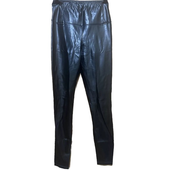 Aritzia Wilfred‎ Free Daria Faux Vegan Leather High Waisted Leggings Pant Small - Picture 1 of 5